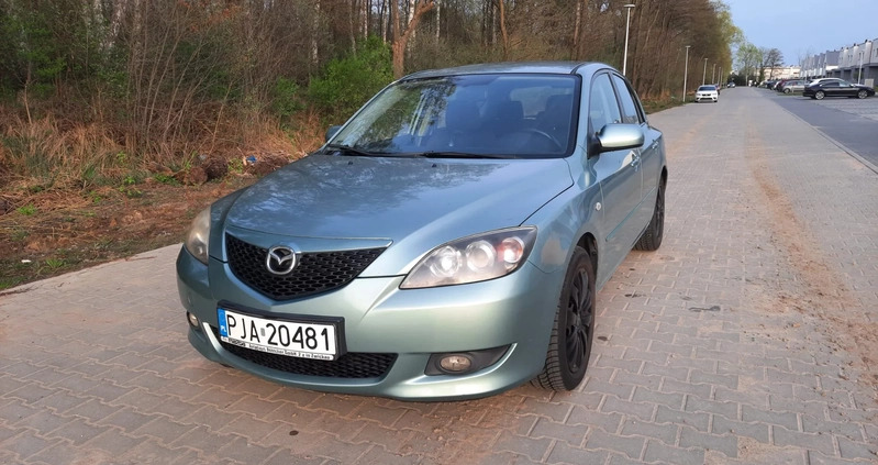 Mazda 3 cena 6900 przebieg: 185600, rok produkcji 2005 z Lipsk małe 352